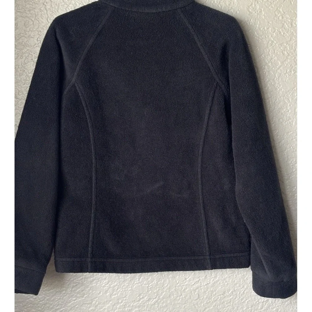 Columbia Girls Benton Fleece Jacket Zipper Front Black S XS Style #1624092